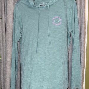 Vineyard Vines light blue green  Tshirt Green Hoodie size small